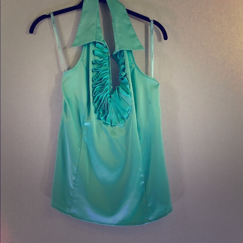 Teal halter top Marciano